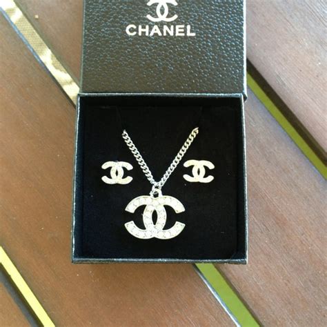 chanel earring set|chanel necklace price list.